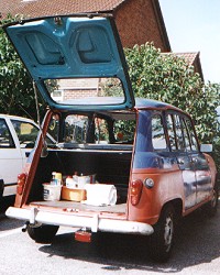 Many other areas of the car were rubbed down and coated in red oxide paint just to provide a little extra smoothness