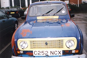 A section underneath the bonnet behind the front bumper is particularly prone to rot, especially a nasty water trap in the middle where there is a hole