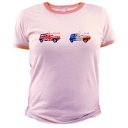 R4 junior ringer t-shirt featuring British and French flags side-by-side