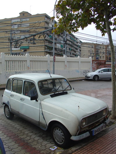 Reflexia parked next to the rail station at Alcala de Henares, near Madrid