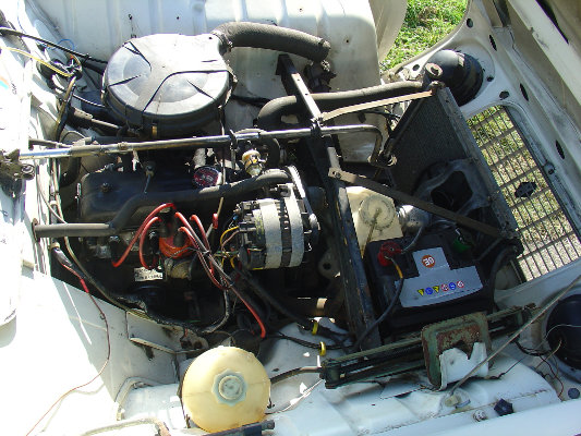 A look under the bonnet at the 956cc engine